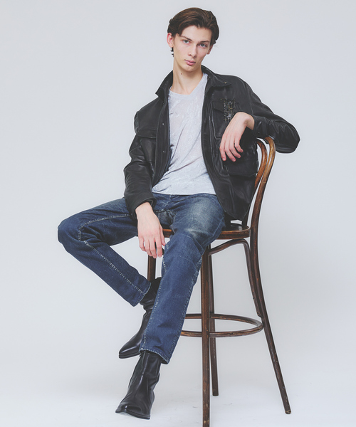 5351 POUR LES HOMMES（ゴーサンゴーイチプールオム）の「ハイヒール ポインテッド サイドジップ ブーツ（ブーツ・メンズ・ブラック・44/43/42/41/40/45）」の19枚目の写真