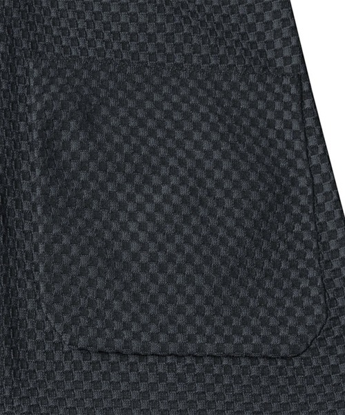 g-stage(ジーステージ)の「ブロックチェックニットダブルジャケット(テーラードジャケット・メンズ・チャコールグレー/ライトグレー/ブラック・MEDIUM/LARGE/SMALL)」の20枚目の写真