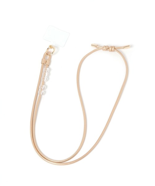 studio CLIP(スタディオクリップ)の「合皮スマホショルダー(スマホグッズ・レディース・ブラック/ライトベージュ/その他2/ブルー/その他1・FREE)」の4枚目の写真