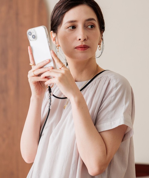 studio CLIP(スタディオクリップ)の「合皮スマホショルダー(スマホグッズ・レディース・ブラック/ライトベージュ/その他2/ブルー/その他1・FREE)」の16枚目の写真