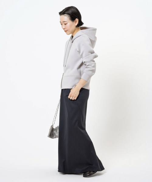 AP STUDIO（エーピーストゥディオ）の「TR DBR パーカー（パーカー・レディース・ライトグレー/グレー・FREE）」の11枚目の写真