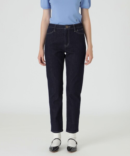 ※専用※BLUE LABEL デニムハイライズストレートパンツ　ネイビー38新品 ハイライズストレートパンツ（デニムパンツ）｜BLUE LABEL