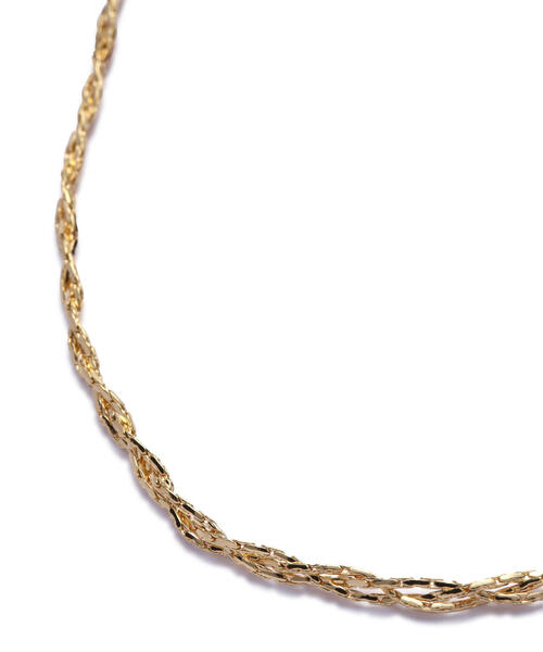 N.（N. Natural Beauty Basic）（エヌエヌナチュラルビューティーベーシック）の「◆ツイストチェーンネックレス（ネックレス・レディース・ゴールド/シルバー・ﾌﾘ-）」の9枚目の写真