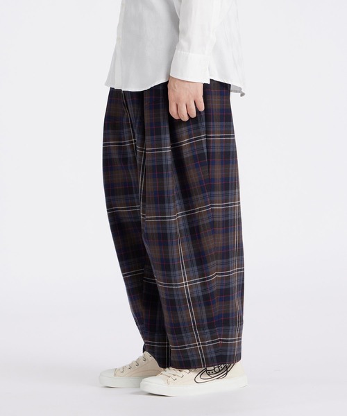 【セール】“BRICK TARTAN” バレル トラウザー【249023 3315】（その他パンツ）｜Vivienne Westwood MAN（ヴィヴィアンウエストウッドマン）