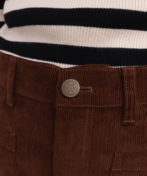 CHILD WOMAN（チャイルドウーマン）の「14Ｗコール ミニスカート（スカート・レディース・ブラウン/ネイビー・36/38）」の14枚目の写真