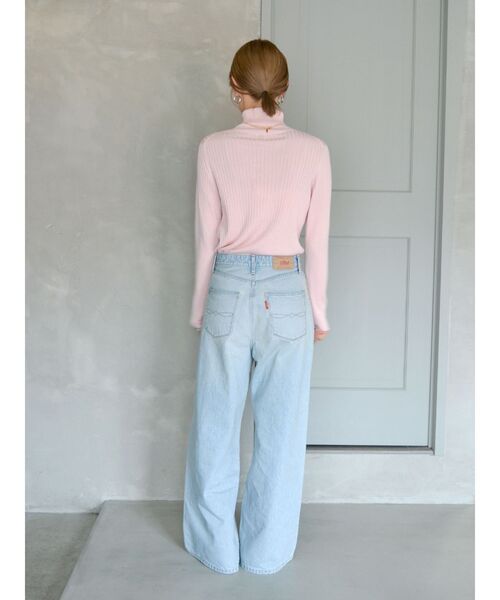 Ungrid（アングリッド）の「ウォッシャブルタートルニット（ニット/セーター・レディース・アイボリー/イエロー/オレンジ/ブルー/グレー/ピンク/ブラック・FREE）」の16枚目の写真