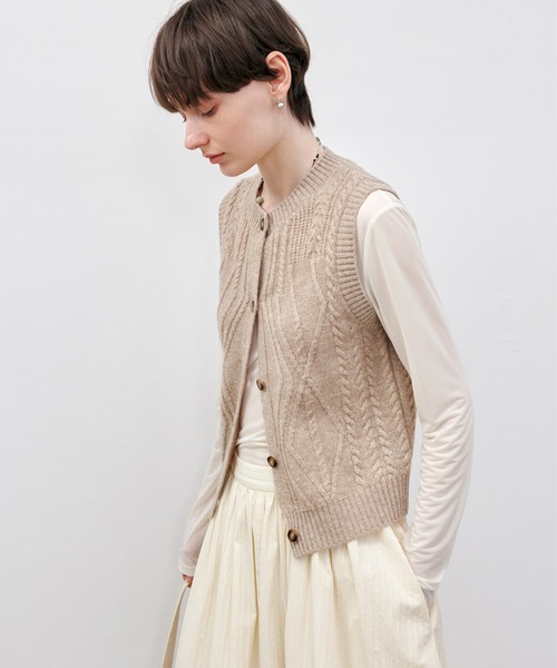 tageechita（タジチタ）の「【TAGEECHITA】ベーシックシアートップス（Tシャツ/カットソー・レディース・アイボリー/オリーブ・L/M/S）」の9枚目の写真