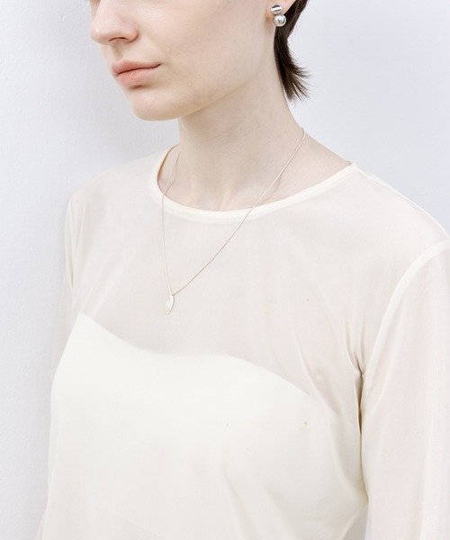 tageechita（タジチタ）の「【TAGEECHITA】ベーシックシアートップス（Tシャツ/カットソー・レディース・アイボリー/オリーブ・L/M/S）」の18枚目の写真