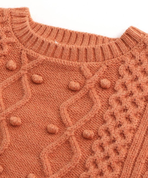 F.O.KIDS（エフオーキッズ）の「F.O.KIDS/エフオーキッズ ニットベスト（ベスト・キッズ・オレンジ/チャコール/アイボリー・140/120）」の7枚目の写真