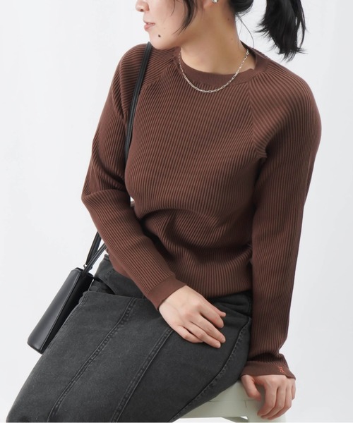 【セール】LC/LLL ラグランリブニット / クルーネックリブプルオーバー（ニット/セーター）｜LUCA/LADY LUCK LUCA（ルカ/レディラックルカ）