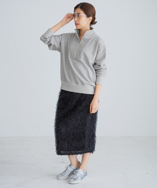 IENA（イエナ）の「LIENハーフジップスウェット（スウェット