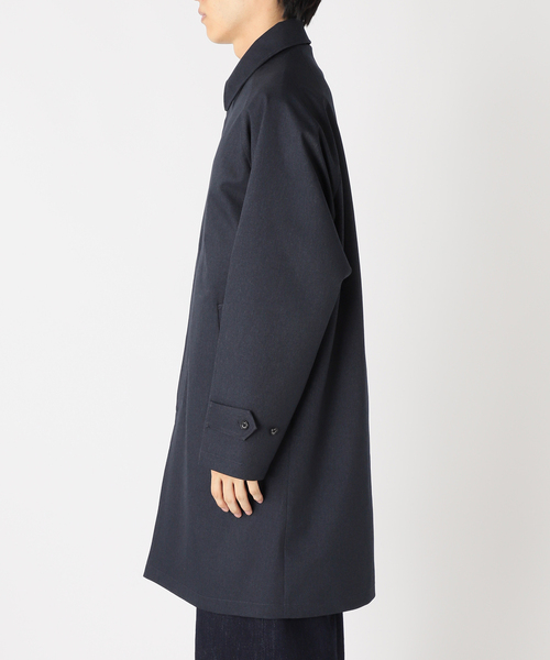 417 EDIFICE（フォーワンセブンエディフィス）の「”Break and Through” 2レイヤーコート（ステンカラーコート・メンズ・チャコールグレー/ネイビー/ブラウン・SMALL/MEDIUM/LARGE）」の20枚目の写真
