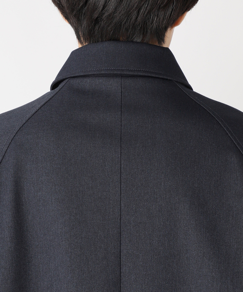 417 EDIFICE（フォーワンセブンエディフィス）の「”Break and Through” 2レイヤーコート（ステンカラーコート・メンズ・チャコールグレー/ネイビー/ブラウン・SMALL/MEDIUM/LARGE）」の19枚目の写真