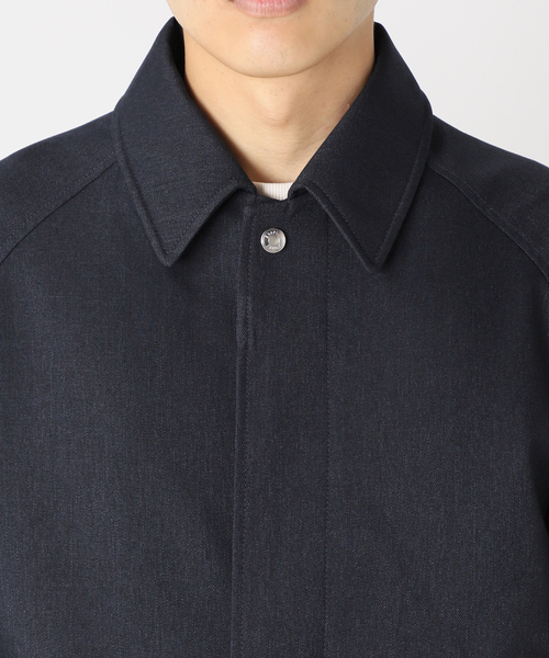 417 EDIFICE（フォーワンセブンエディフィス）の「”Break and Through” 2レイヤーコート（ステンカラーコート・メンズ・チャコールグレー/ネイビー/ブラウン・SMALL/MEDIUM/LARGE）」の17枚目の写真