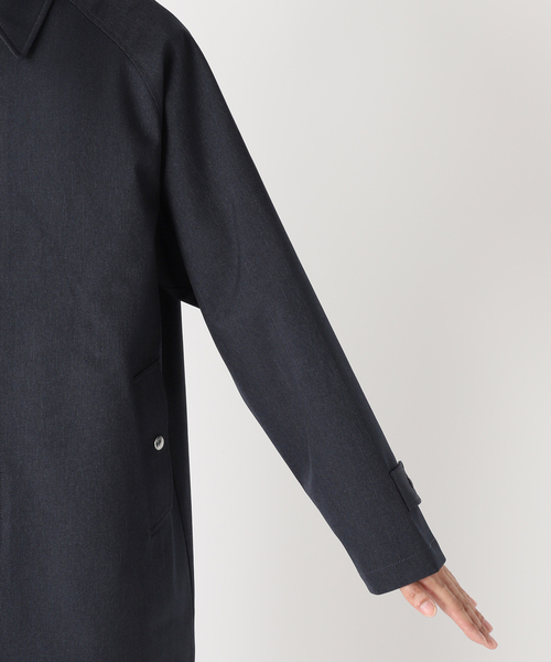 417 EDIFICE（フォーワンセブンエディフィス）の「”Break and Through” 2レイヤーコート（ステンカラーコート・メンズ・チャコールグレー/ネイビー/ブラウン・SMALL/MEDIUM/LARGE）」の21枚目の写真