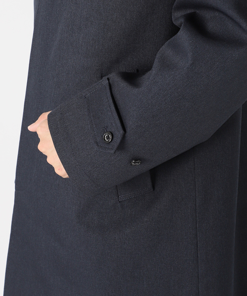 417 EDIFICE（フォーワンセブンエディフィス）の「”Break and Through” 2レイヤーコート（ステンカラーコート・メンズ・チャコールグレー/ネイビー/ブラウン・SMALL/MEDIUM/LARGE）」の22枚目の写真