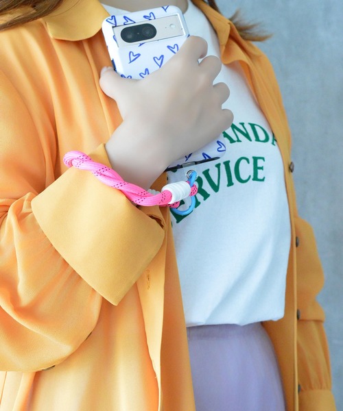 BROTHERHOOD（ブラザーフッド）の「【eY】マウンテン コード スマホ リスト ストラップ（スマホグッズ・レディース・オレンジ系その他/グリーン系その他/イエロー系その他/パープル系その他/ピンク系その他・FREE）」の14枚目の写真