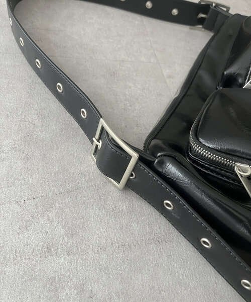 CPCM（シーピーシーエム）の「PUワンハンドルバッグ（ショルダーバッグ・レディース・ブラック/グレー/ブラウン・FREE）」の8枚目の写真