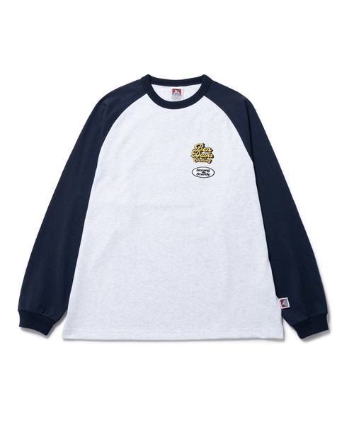  j.n.r.d（ジェー・エヌ・アール・ディー）の「【BENDAVIS別注】j.n.r.d/ラグランプリントロングTシャツ（Tシャツ/カットソー・メンズ・ネイビー/レンガ/ブラック・L/LL/M）」の17枚目の写真