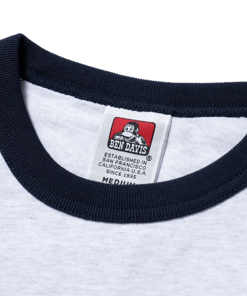  j.n.r.d（ジェー・エヌ・アール・ディー）の「【BENDAVIS別注】j.n.r.d/ラグランプリントロングTシャツ（Tシャツ/カットソー・メンズ・ネイビー/レンガ/ブラック・L/LL/M）」の8枚目の写真