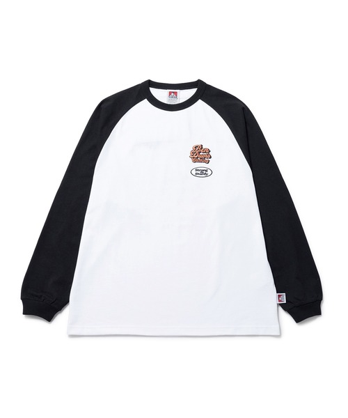  j.n.r.d（ジェー・エヌ・アール・ディー）の「【BENDAVIS別注】j.n.r.d/ラグランプリントロングTシャツ（Tシャツ/カットソー・メンズ・ネイビー/レンガ/ブラック・L/LL/M）」の19枚目の写真