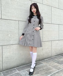 F i.n.t | Heleneミニチェックワンピース(ワンピース)