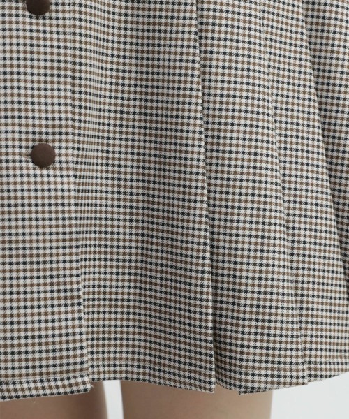 F i.n.t（フィント）の「Heleneミニチェックワンピース/fint（ワンピース・レディース・ホワイト×ブラウン/ブラック×グレー・FREE）」の13枚目の写真