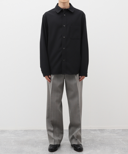 EDIFICE（エディフィス）の「LA BOUCLE (ラブークル) バレンシアチェック 2タックパンツ（スラックス・メンズ・ブラウン/チャコールグレー・2/3）」の12枚目の写真