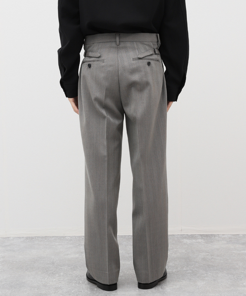 EDIFICE（エディフィス）の「LA BOUCLE (ラブークル) バレンシアチェック 2タックパンツ（スラックス・メンズ・ブラウン/チャコールグレー・2/3）」の15枚目の写真