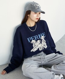 PUBLUX | Bohemian Chop/ボヘミアンチョップ ダルメシアン ジャガード ニット　限定展開(ニット/セーター)