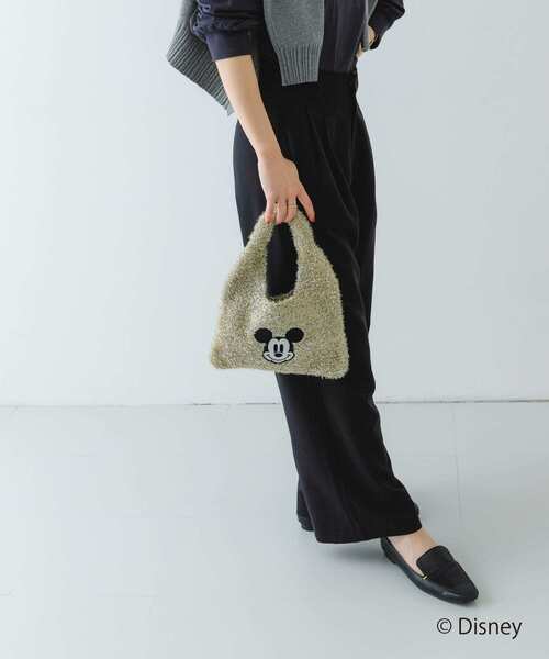 RODE SKO（ロデスコ）の「『別注』MICKEY/ワンハンドルラメニットバッグ（トートバッグ・レディース・シルバー/ブラック/ゴールド・ONE）」の21枚目の写真