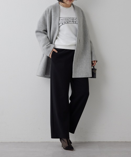 Whim Gazette(ウィムガゼット)の「イージーパンツ(その他パンツ・レディース・オフホワイト/ブラック・36/38)」の8枚目の写真