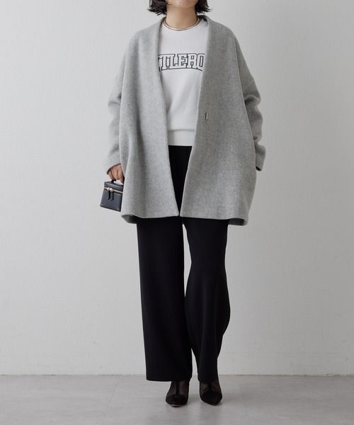 Whim Gazette(ウィムガゼット)の「イージーパンツ(その他パンツ・レディース・オフホワイト/ブラック・36/38)」の9枚目の写真