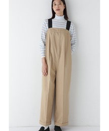 【新品】ヒューマンウーマン パンツ サロペット ワイドパンツ オーバーオール 楽天市場】センタージップ ハイウエストサロペット ワイドパンツ