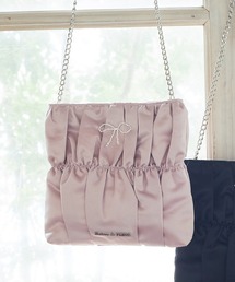 Maison de FLEUR | ビジューリボンギャザーショルダーバッグ(ショルダーバッグ)