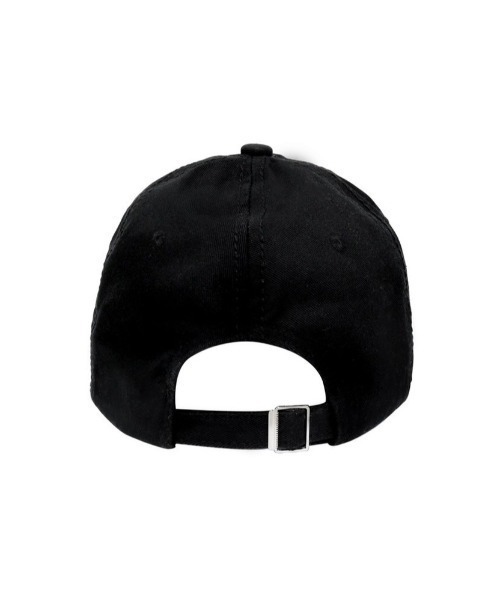キャップ BLACKPURPLE Carlo Damage Ball Cap Black BP24FWCAP02_BK BLACKPURPLE（ブラックパープル）の「韓国ブランド BLACK PURPLE