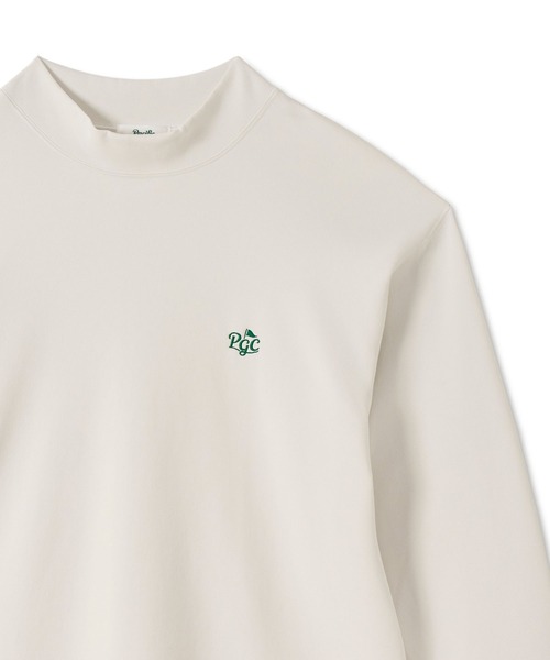 Pacific GOLF CLUB（パシフィックゴルフクラブ）の「MOCK-NECK BIG TEE LONG SLEEVE CUP & SURFER（Tシャツ/カットソー・メンズ・ブラック/オリーブ/オフホワイト・M/L/XL/S）」の6枚目の写真