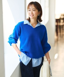 <WEB限定>袖ボリュームふんわりニット バルーンスリーブ/150034