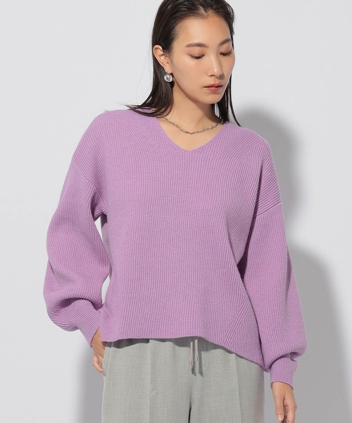 ニット セーター 「WEB限定」袖ボリュームふんわりニット バルーンスリーブ/150034 レディース WEB限定＞袖ボリュームふんわりニット バルーンスリーブ/150034