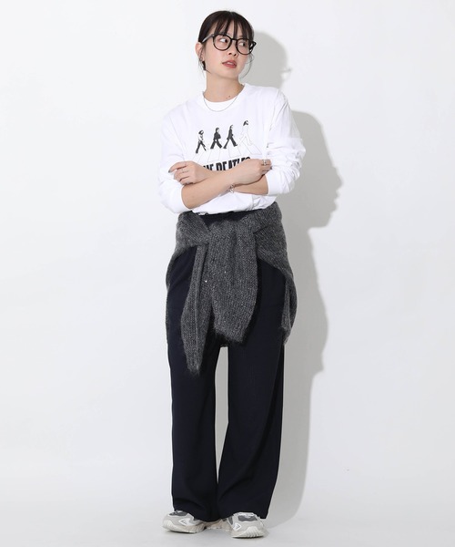 Gready Brilliant（グレディブリリアン）の「フィルムストライプパンツ（その他パンツ・レディース・ダークネイビー・M/L）」の6枚目の写真