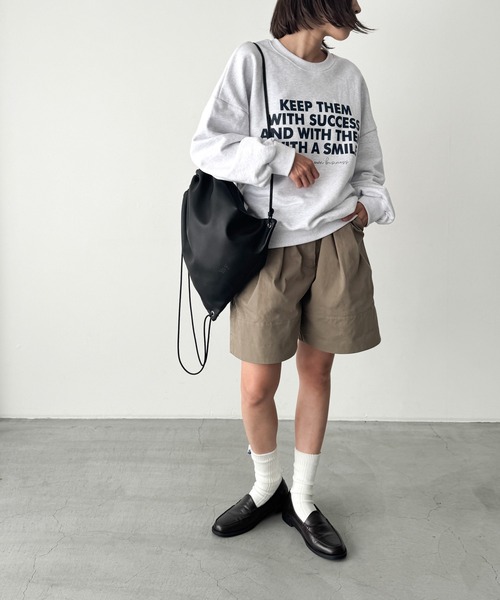 CANAL JEAN(キャナルジーン)の「diggity Yo y合皮ナップサック(バックパック/リュック・レディース・ブラック・ONE SIZE)」の10枚目の写真