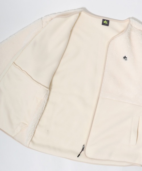 セール】2025AW LOGOS/ロゴス シャギーボア×フリース 切替 ワン