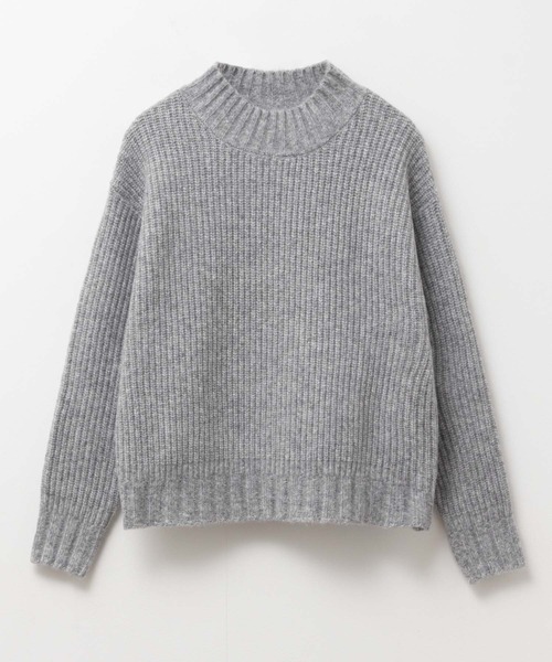 【SSZ】クラッシュニット　チャコールグレー　Mサイズ セール】クラッシュ加工オーバーサイズニット（ニット/セーター