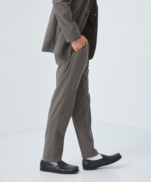 EDWIN(エドウィン)の「<EDWIN>デニスラ スリム テーパード スラックス(スラックス・メンズ・グレー/ロイヤルブルー/ネイビー・32inch/34inch/30inch)」の1枚目の写真