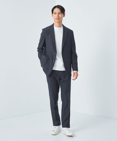 EDWIN(エドウィン)の「<EDWIN>デニスラ スリム テーパード スラックス(スラックス・メンズ・グレー/ロイヤルブルー/ネイビー・32inch/34inch/30inch)」の4枚目の写真