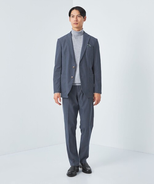 EDWIN(エドウィン)の「<EDWIN>デニスラ スリム テーパード スラックス(スラックス・メンズ・グレー/ロイヤルブルー/ネイビー・32inch/34inch/30inch)」の6枚目の写真