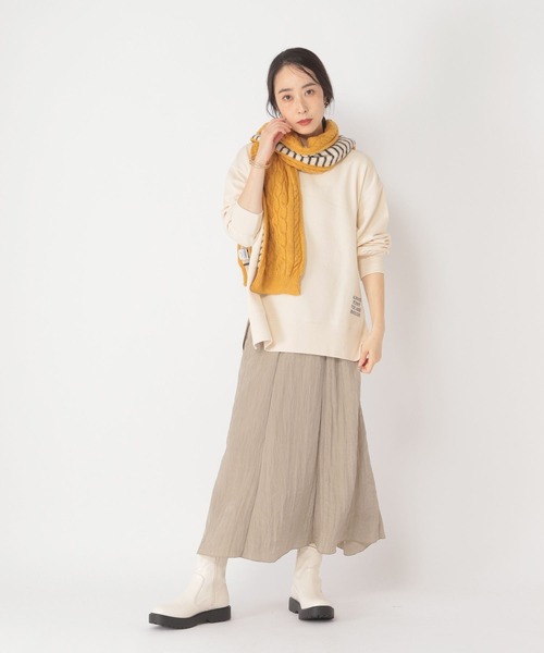 studio CLIP（スタディオクリップ）の「着丈選べる刺繍スウェット（スウェット・レディース・アイボリー/グレー/ネイビー/ピンク・LARGE/MEDIUM）」の13枚目の写真