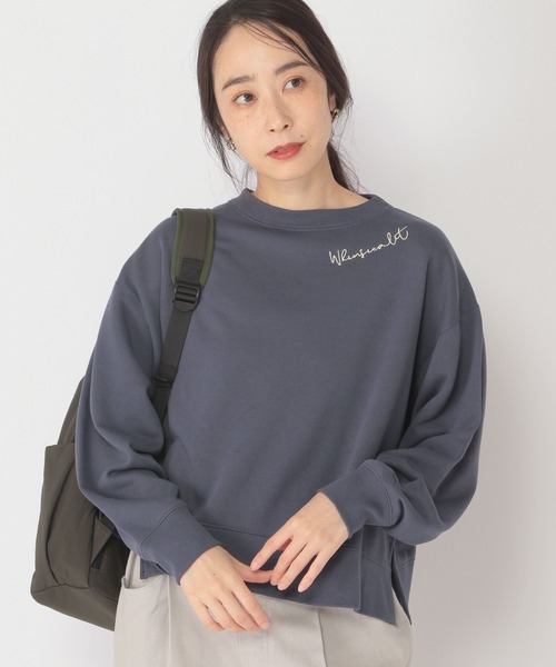 studio CLIP（スタディオクリップ）の「着丈選べる刺繍スウェット（スウェット・レディース・アイボリー/グレー/ネイビー/ピンク・LARGE/MEDIUM）」の16枚目の写真