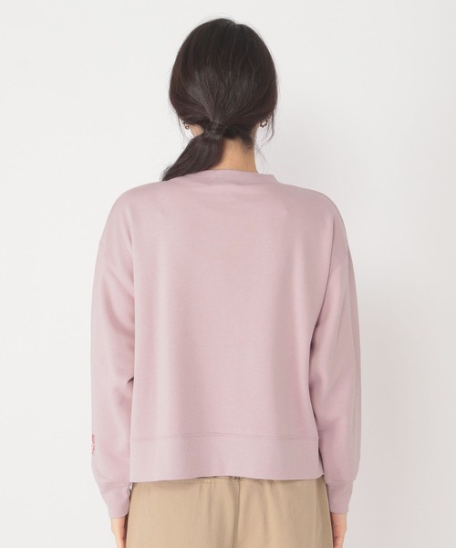 studio CLIP（スタディオクリップ）の「着丈選べる刺繍スウェット（スウェット・レディース・アイボリー/グレー/ネイビー/ピンク・LARGE/MEDIUM）」の19枚目の写真