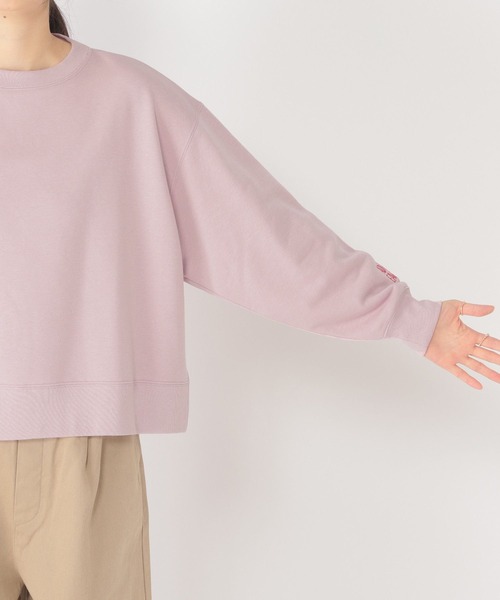 studio CLIP（スタディオクリップ）の「着丈選べる刺繍スウェット（スウェット・レディース・アイボリー/グレー/ネイビー/ピンク・LARGE/MEDIUM）」の21枚目の写真